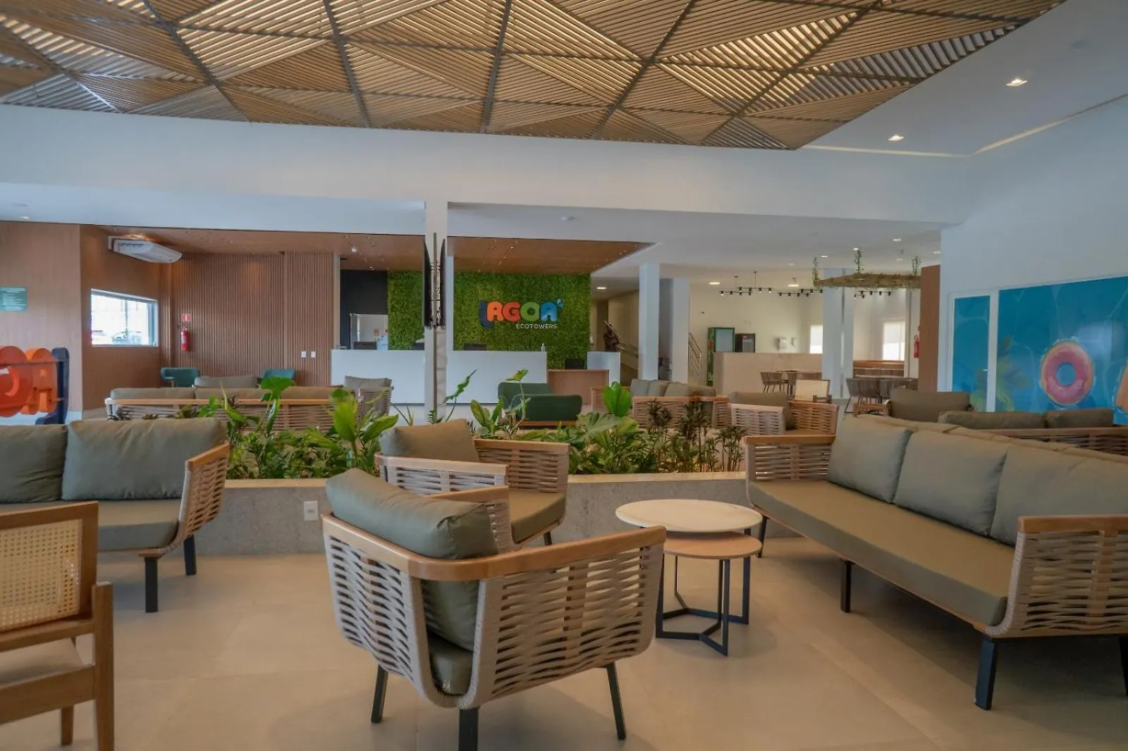 **** ホテル Lagoa Eco Towers - Apartamento Para Ate 7 Pessoas Com Acesso A Piscinas, Quiosques, Restaurante E Muito Mais カルダス・ノバス ブラジル