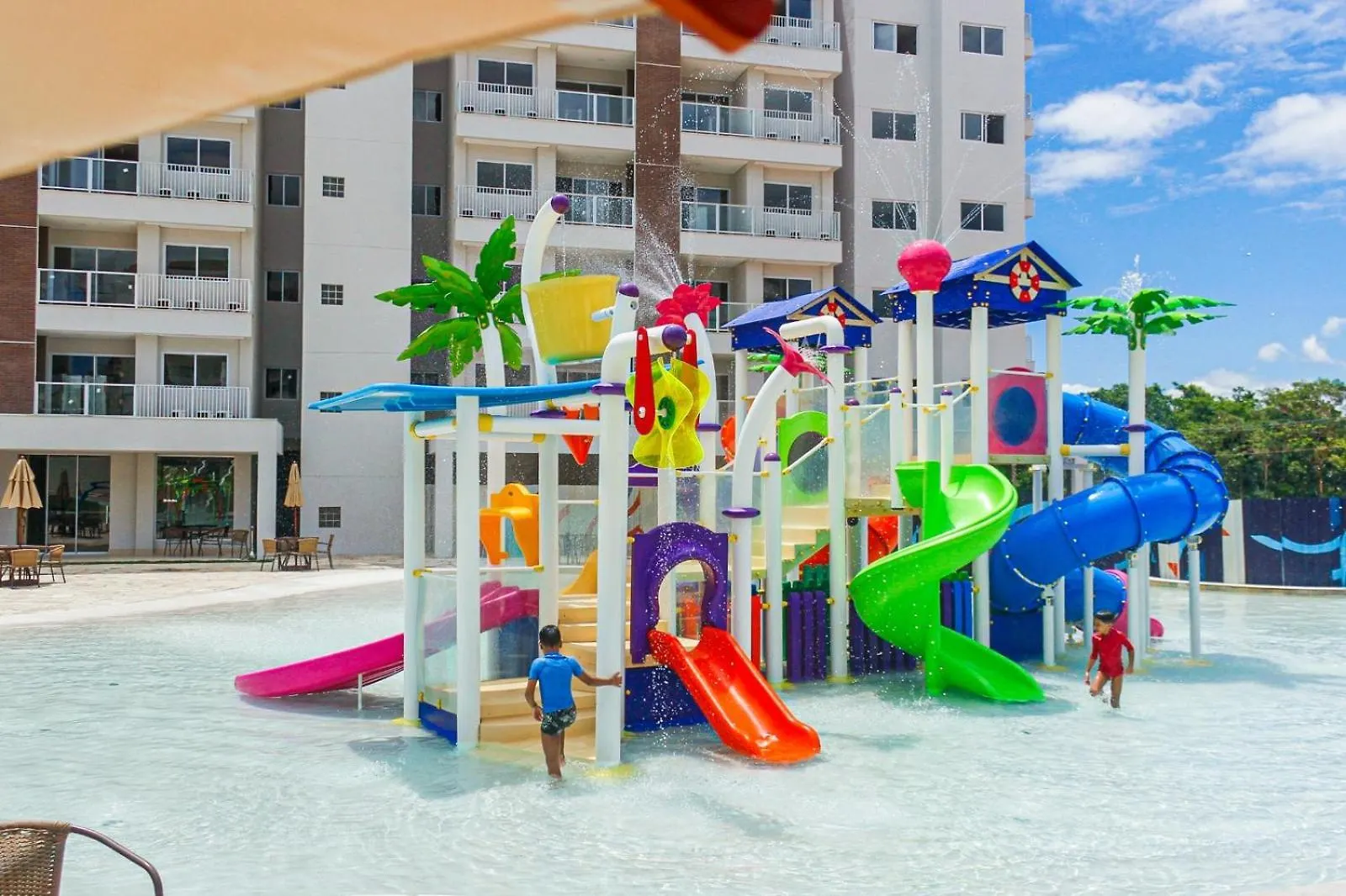 **** Szálloda Lagoa Eco Towers - Apartamento Para Ate 7 Pessoas Com Acesso A Piscinas, Quiosques, Restaurante E Muito Mais Caldas Novas Brazília